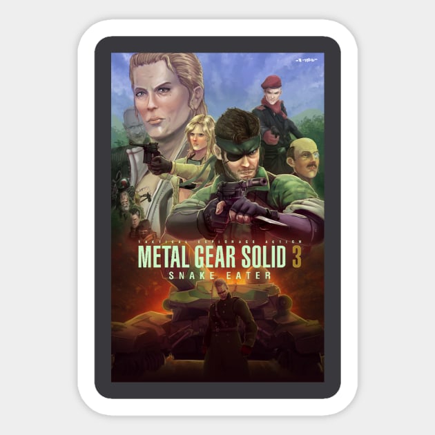 Metal gear solid 3 Sticker by bside7715